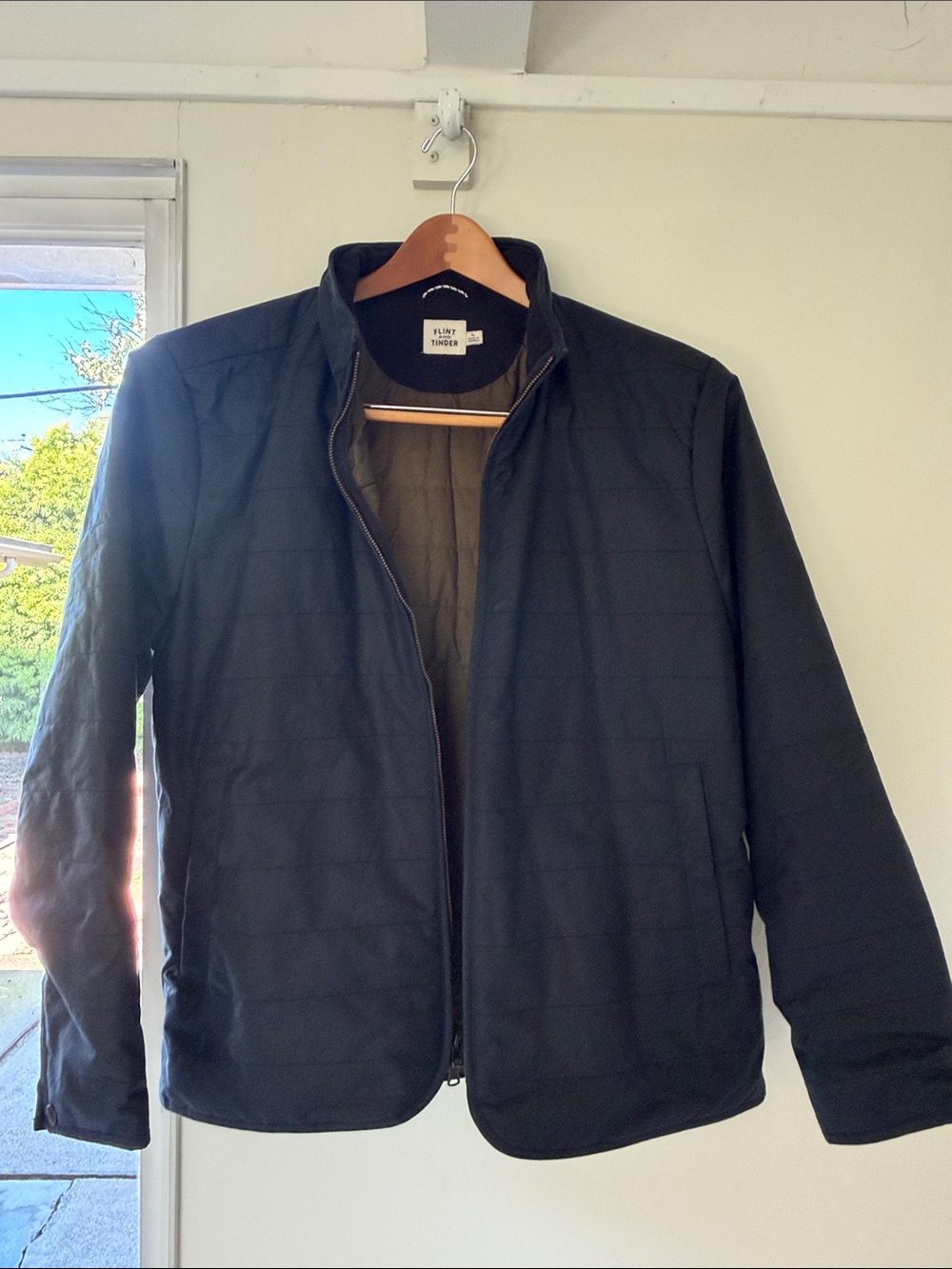 Fifty Third Street Men's Quilted Black Puffer Jacket
